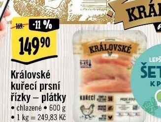 Kuřecí prsní řízky královské Albert