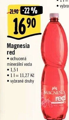 Minerální voda Magnesia Red