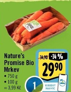 Mrkev bio Nature'
