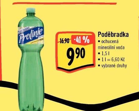 Ochucená voda Poděbradka