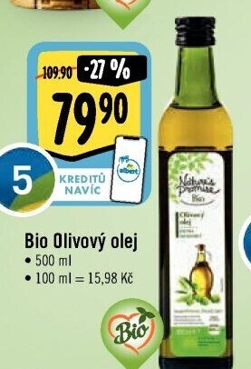 Olivový olej bio Nature'