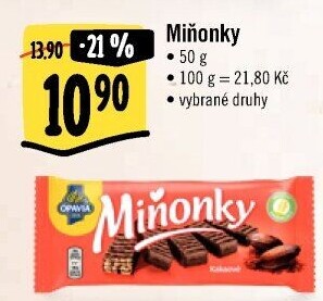 Oplatky Miňonky Opavia