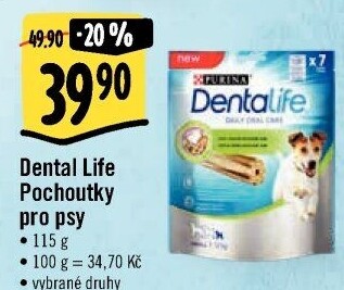 Pamlsky pro psy Denta Life Purina
