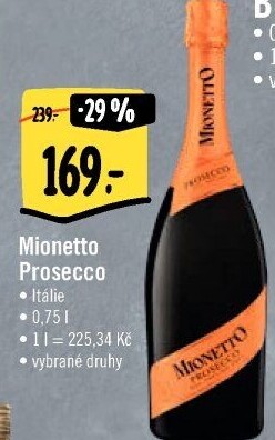 Prosecco Mionetto