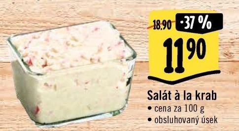 Salát a la krab