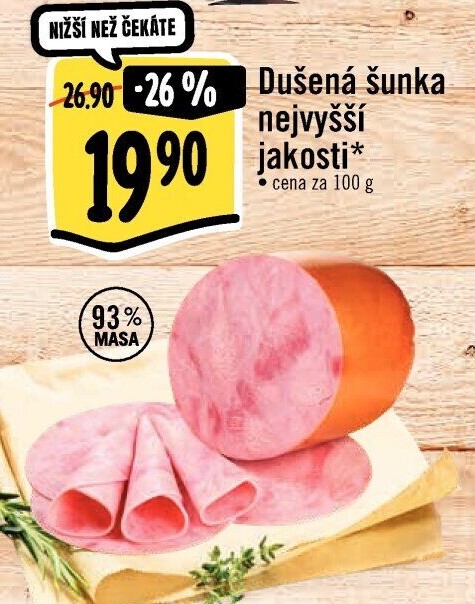 Šunka dušená nejvyšší jakosti