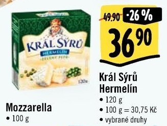 Sýr Hermelín Král sýrů