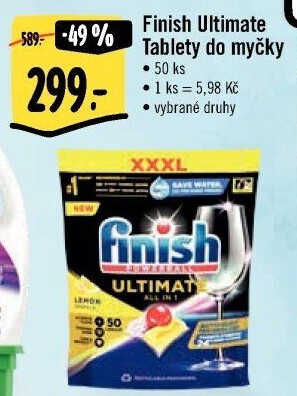 Tablety do myčky Finish Quantum Ultimate