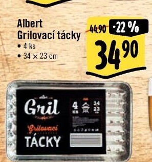 Tácky grilovací Albert Gril