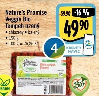Tempeh uzený bio Veggie Nature'
