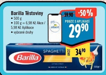 Těstoviny Barilla