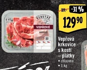 Vepřová krkovice s kostí Albert