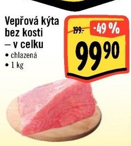 Vepřová kýta bez kosti