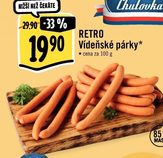 Vídeňské párky Albert Retro