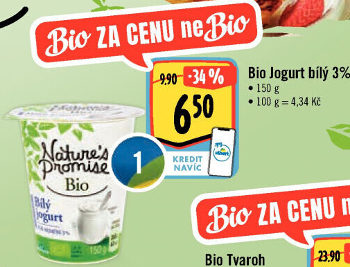 Bílý jogurt 3% Bio Nature'