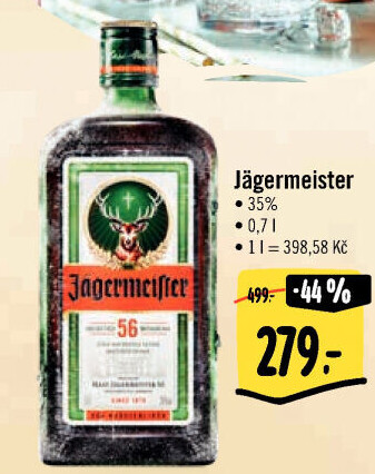 Bylinný likér Jägermeister