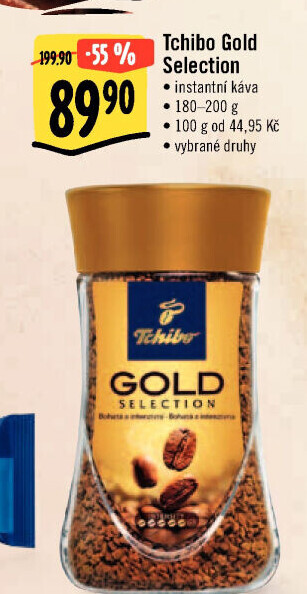 Instantní káva Tchibo Gold Selection