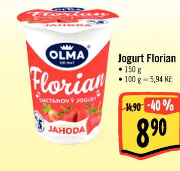 Jogurt smetanový Florian Olma