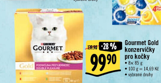 Konzerva pro kočky Gold Gourmet Purina