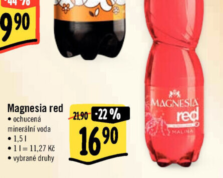 Minerální voda Magnesia Red