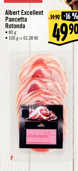 Pancetta rotonda magretta Albert Excellent