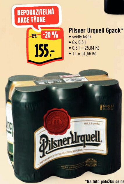 Pivo Pilsner Urquell
