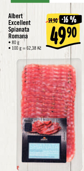 Salám Spianata Romana Albert Excellent