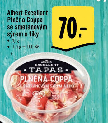 Tapas plněné Coppa Albert Excellent