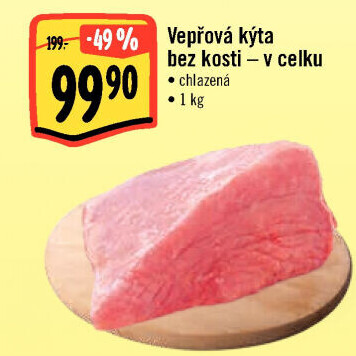 Vepřová kýta bez kosti