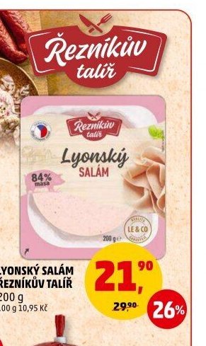 LYONSKÝ SALÁM ŘEZNÍKŮV TALÍŘ