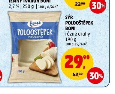 SÝR POLOOŠTĚPEK BONI