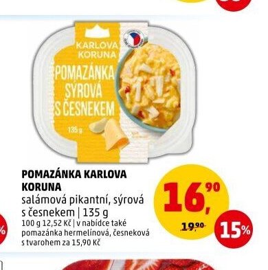POMAZÁNKA KARLOVA KORUNA