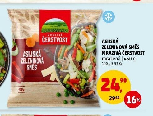 Asijská zeleninová směs mrazivá ČERSTVOST