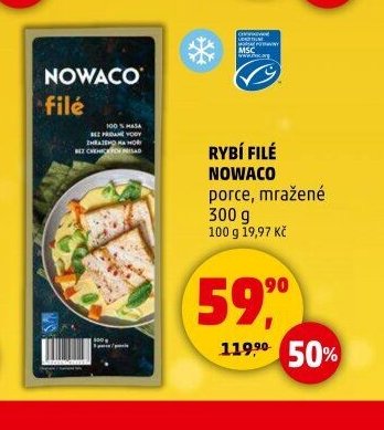 Rybí filé Nowaco