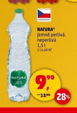Natura jemně perlivá, neperlivá 1,5 l