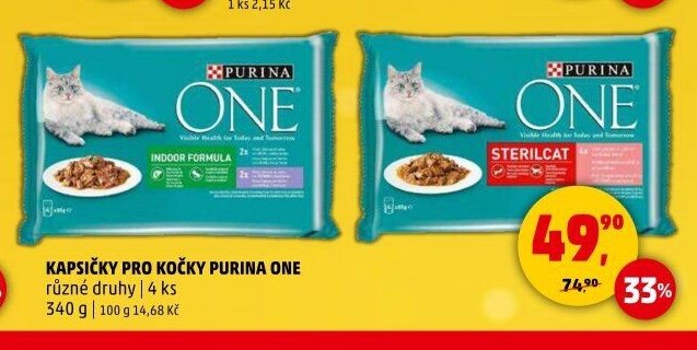 Kapsičky pro kočky Purina One