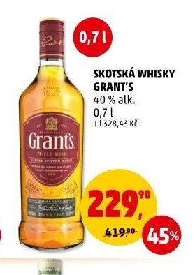 Skotská whisky Grant's