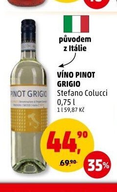 Víno Pinot Grigio Stefano Colucci