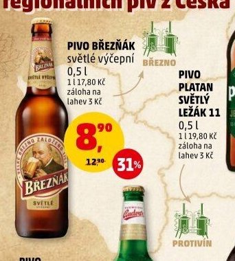 Pivo Březňák světlé výčepní