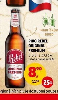 Pivo Rebel Original Premium