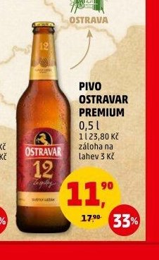 Pivo Ostravar Premium