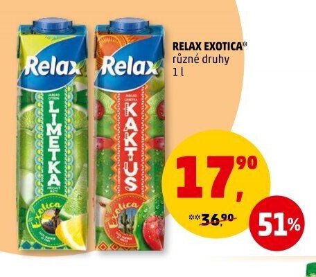 RELAX EXOTICA různé druhy