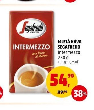 MLETÁ KÁVA SEGAFREDO Intermezzo