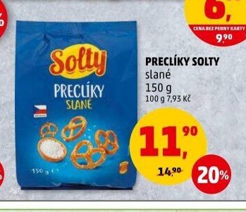 PRECLÍKY SOLTY slané 150 g