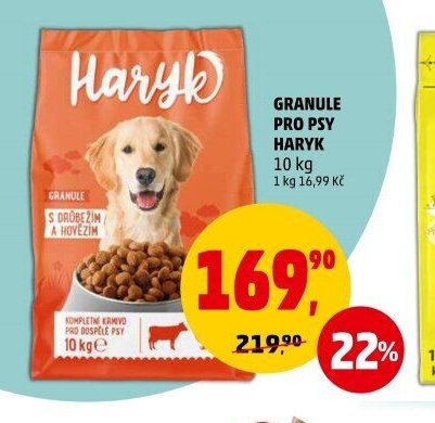 Granule pro psy Haryk 10 kg