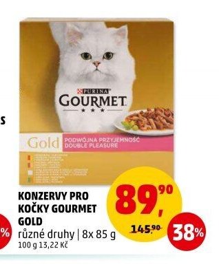 Konzervy pro kočky Gourmet Gold 8x85 g