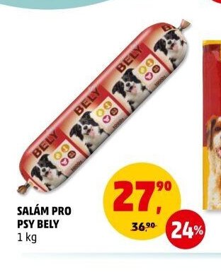 Salám pro psy Bely 1 kg