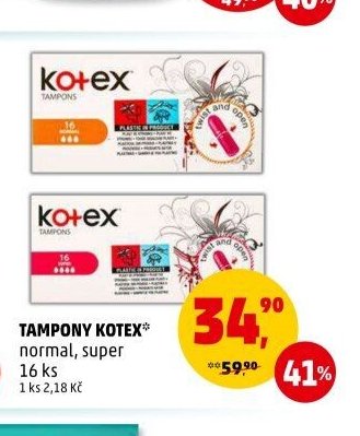Tampony Kotex 16 ks