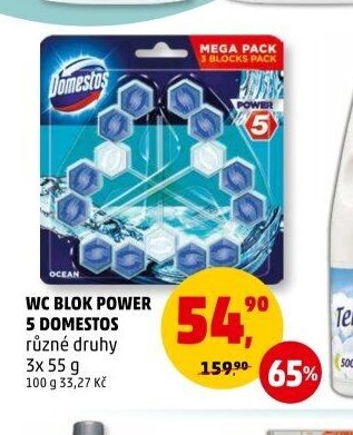 WC blok Power 5 Domestos