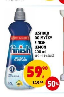 Leštidlo do myčky Finish Lemon